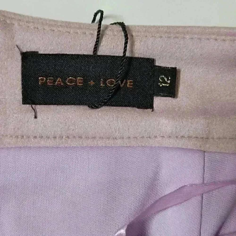 Women's Missguided Faux Suede Buckle Lace Up Mini Lilac Skirt - Picture 4 of 11